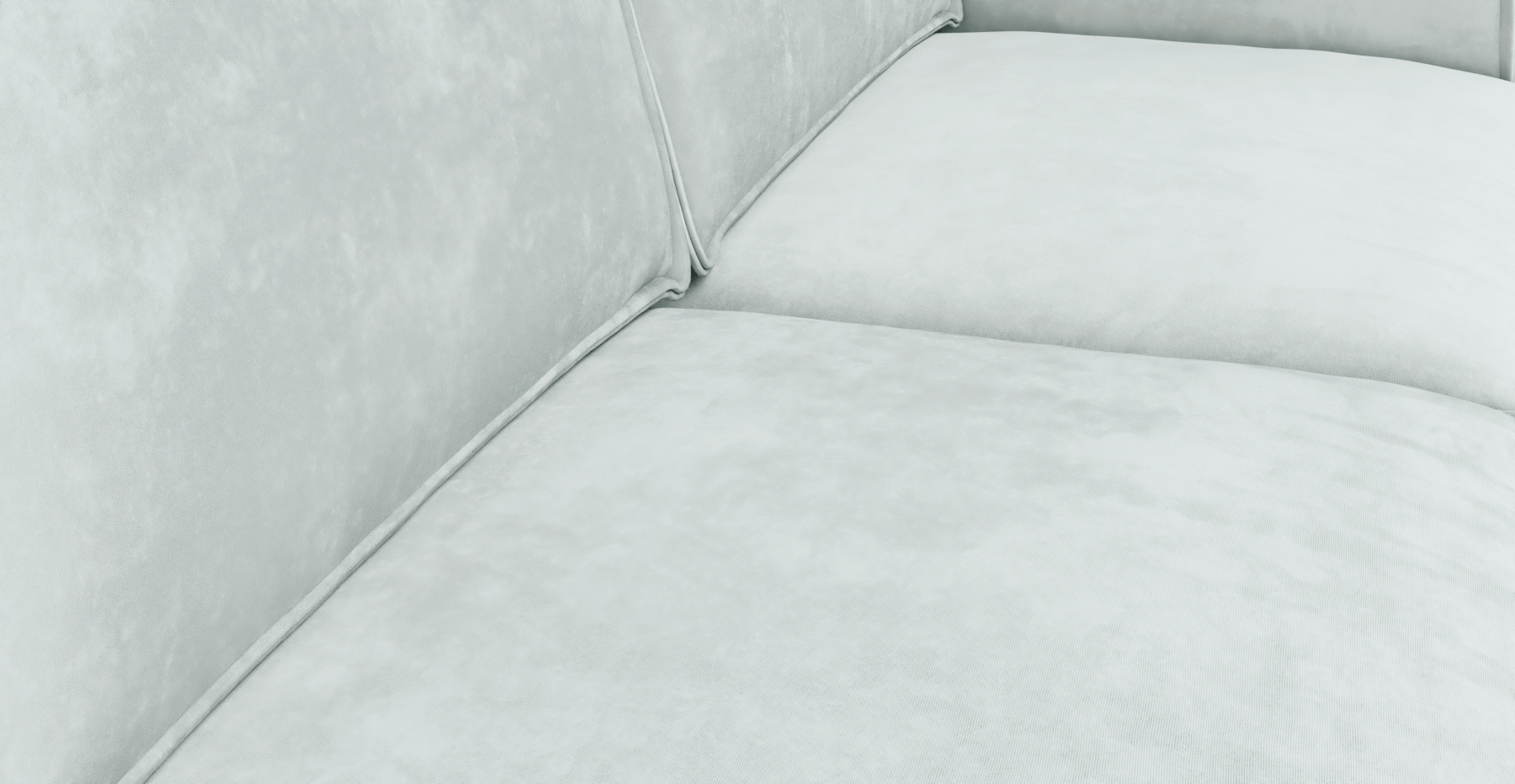 Klem 306 x 171 Köşe Ahşap Ayak - Dokuma Kadife