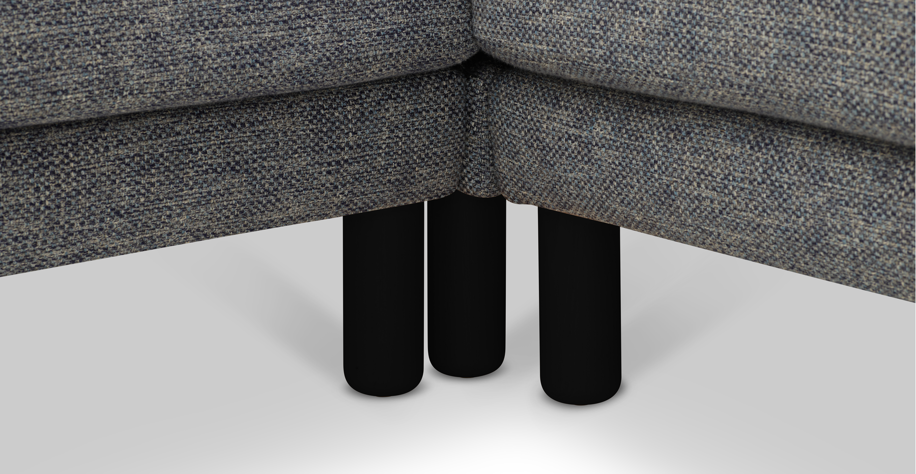 Klem Slim 283 x 203 Köşe Silindir Ahşap Ayak - Doğal Doku