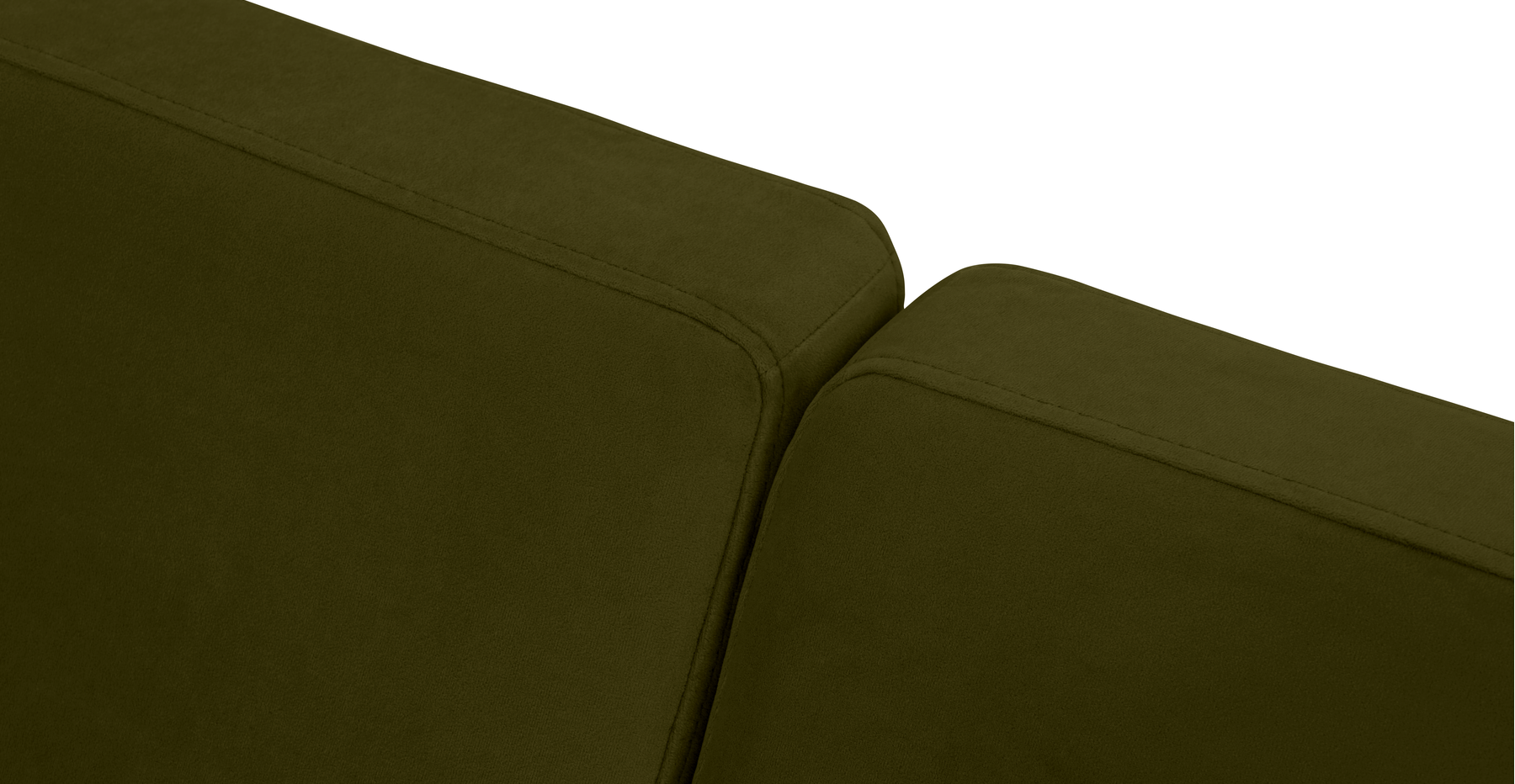 Modsy Bold Üçlü Koltuk Large Silindir Ahşap Ayak - Kadife