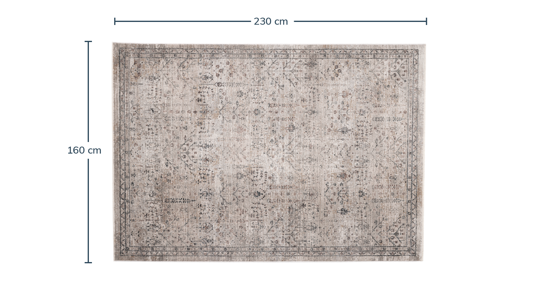 Anita Vintage Desenli Halı - 160 x 230