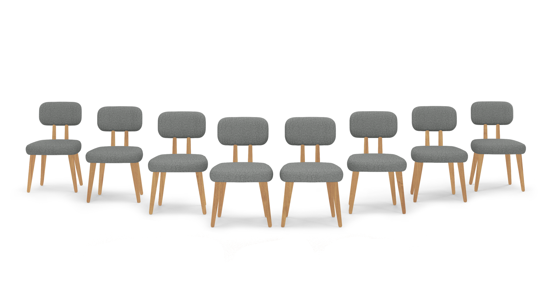 Roa Sandalye 8Li Set - Keten