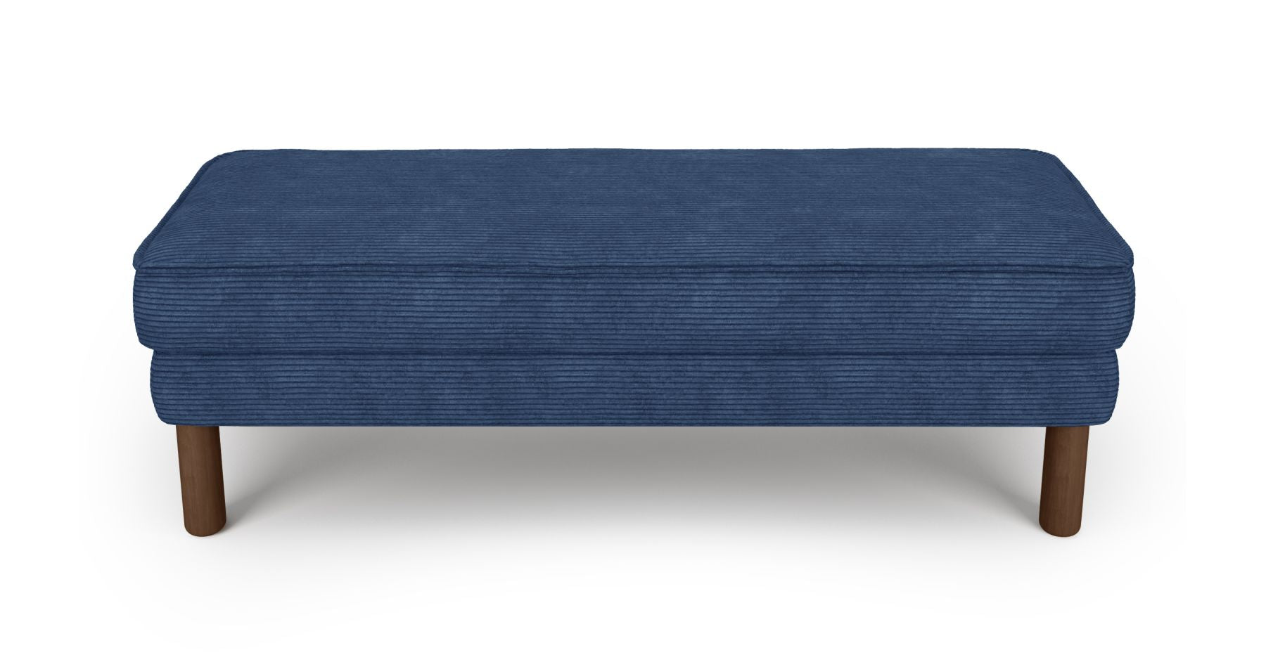 Klem Bench Silindir Ahşap Ayak - Fitilli Kadife