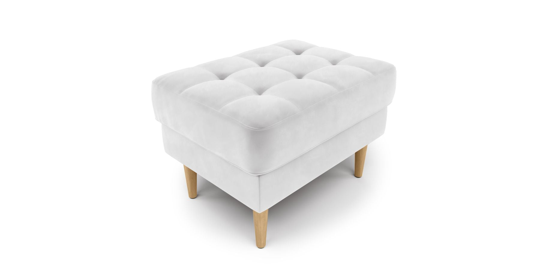 Modsy Puf Small Ahşap Ayak - Kadife