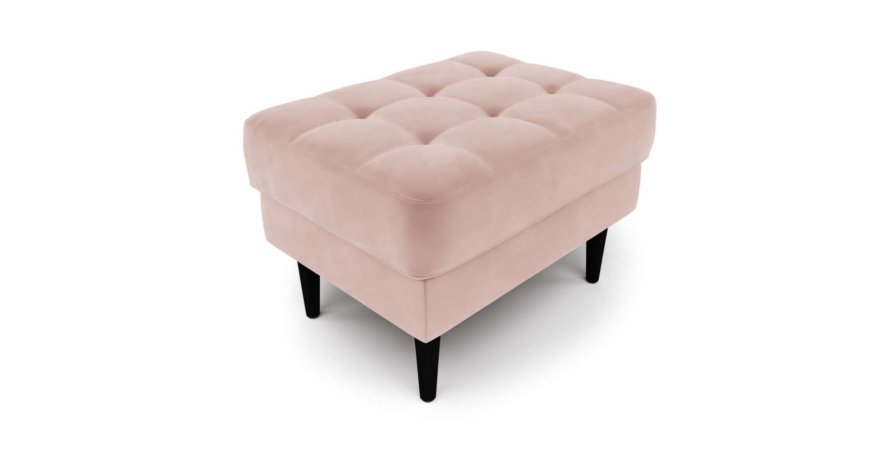 Modsy Puf Small Ahşap Ayak - Kadife