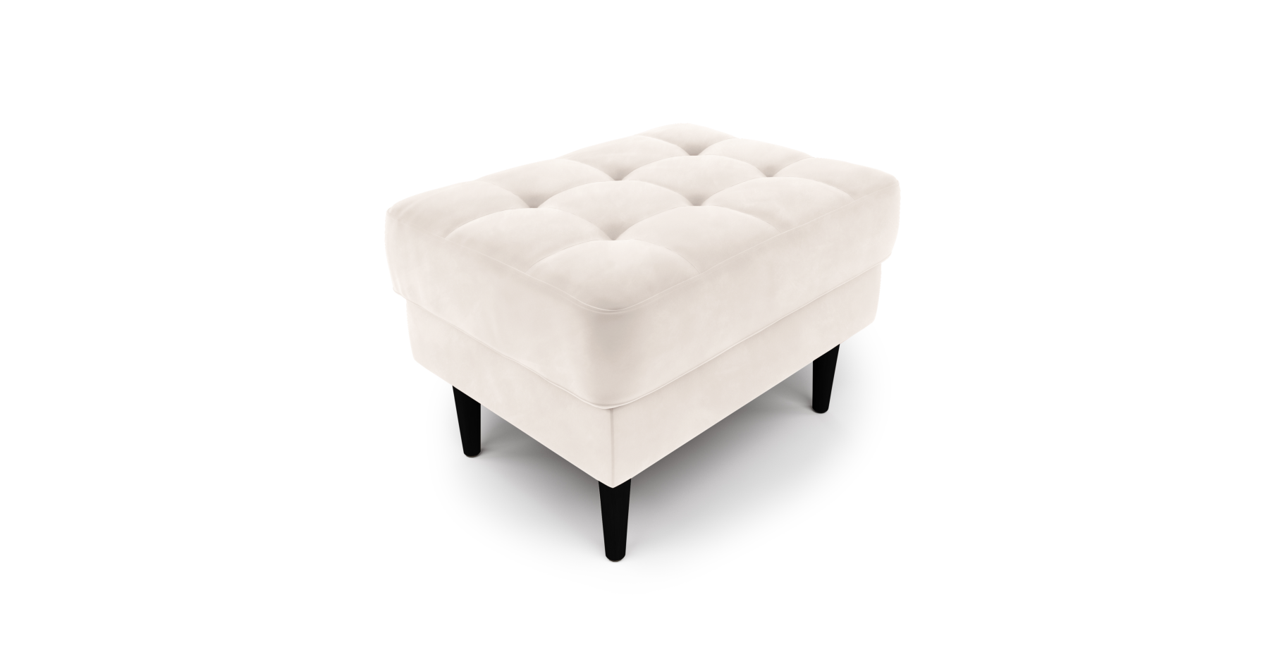 Modsy Puf Small Ahşap Ayak - Kadife