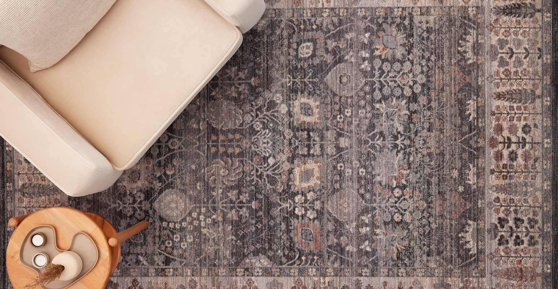 Siena Vintage Desenli Halı - 130 x 190