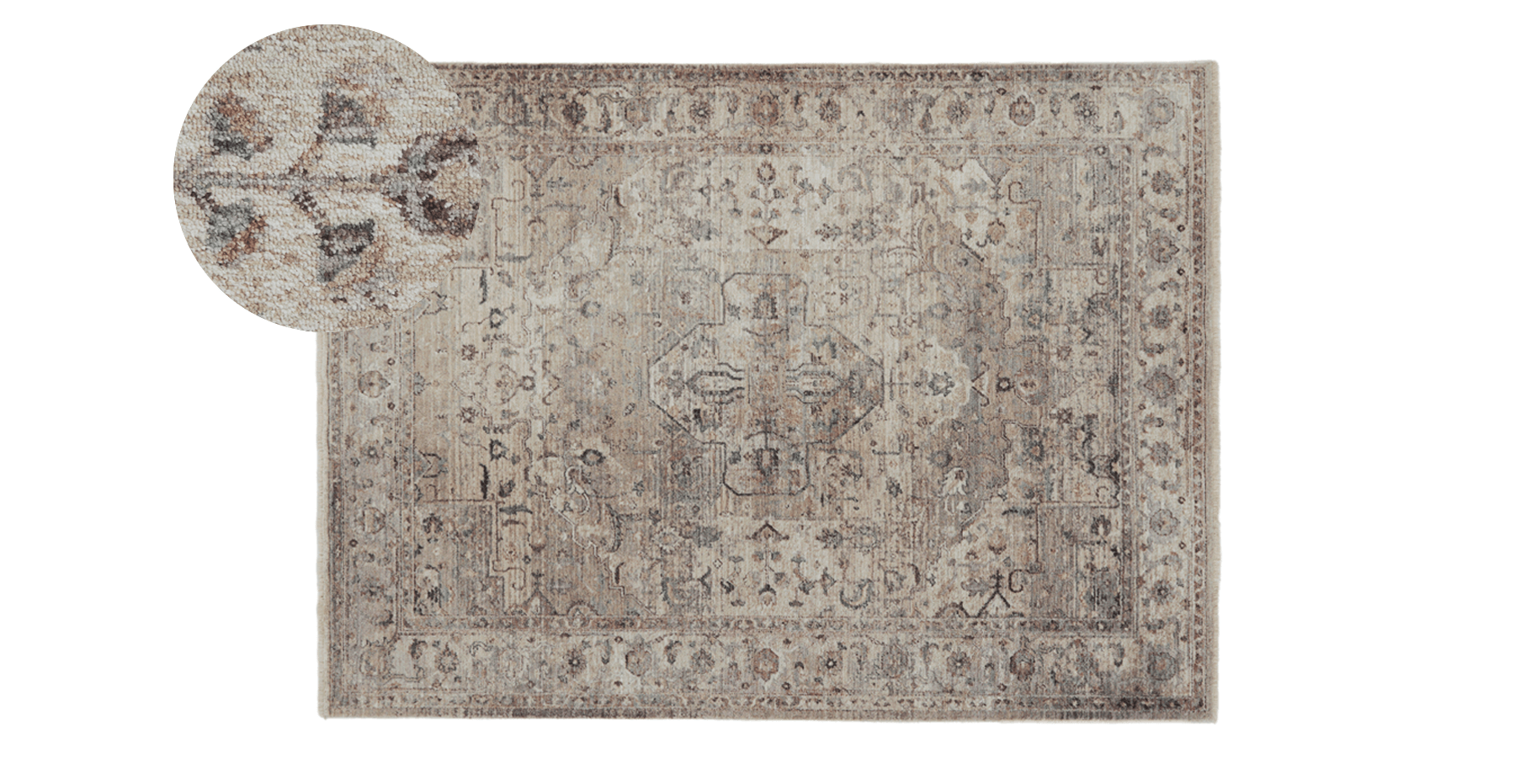 Terra Vintage Desenli Halı - 160 x 230 - Normod